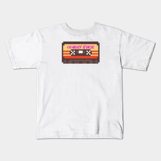 Charley Horse 8bit cassette Kids T-Shirt